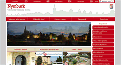 Desktop Screenshot of mesto-nymburk.cz