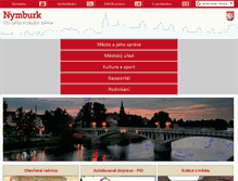 Tablet Screenshot of mesto-nymburk.cz